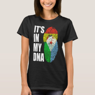 T-shirt Mélange D'ADN Bolivien Et djiboutien Patrimoine Du