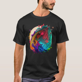 T-shirt mélange de couleurs
