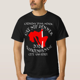 T-shirt Mélange de thon Catalina pour chat à la nipotine S