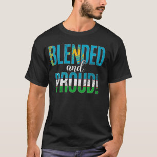 T-shirt Mélange Et Fière Nationalité Moitié Kazakh Moitié