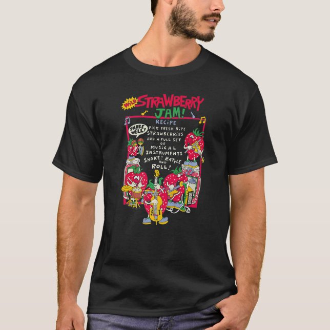 T-shirt Mélange fraise mâcher esthétique fraise (Devant)