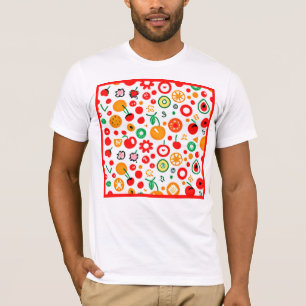 T-shirt Mélanges de Motifs de fruits. Commandez dès mainte