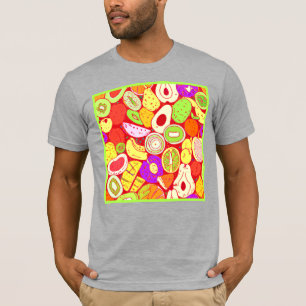 T-shirt Mélanges étonnants de Motifs de fruits. Commandez