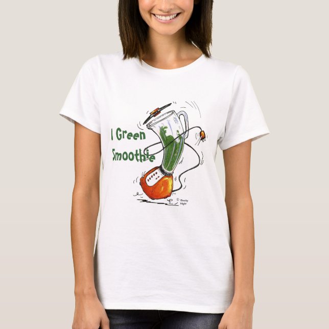 T-shirt Mélangeur de danse - Smoothie vert d'I (Devant)