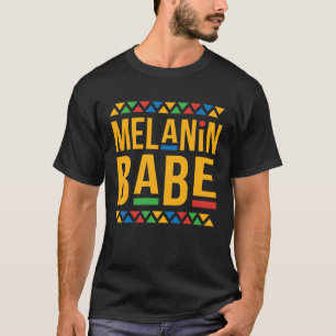 T-shirt Melanin Babe Dashiki Couleur Filles Africaines Noë