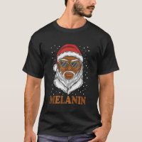 Melanin Black African American Père Noël Noël