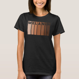 T-shirt Melanin Black Pride Afro Queen King Dons Africain