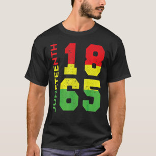 T-shirt Melanin Black Pride King juin19th1865 Amer africai