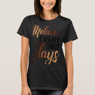 T-SHIRT MELANIN CHAQUE ESCLAY OMBRE FIDE