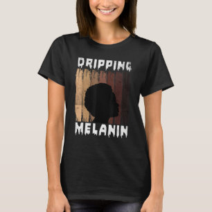 T-shirt Melanin Driving Melanin Femmes Black Girl Melanate