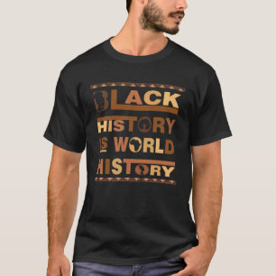 T-shirt Melanin Histoire Noire Histoire Mondiale Ame Afric