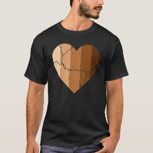 T-shirt Melanin Peau Coeurs Tonés, Sois Gentil, Histoire N