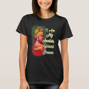 T-shirt Melanin Phénomène Femmes Mes ancêtres Drea le plus