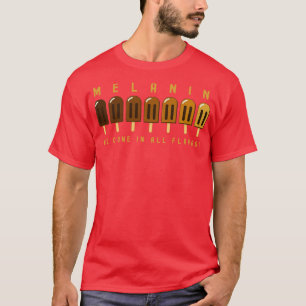 T-shirt Melanin Popsicles Célébration de la peau Brown