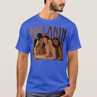 T-shirt Melanin Princess African American Girls Black Hist