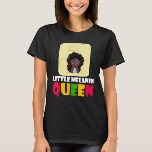 T-shirt Melanin School Queen Black Afro Girls Melanin Birt
