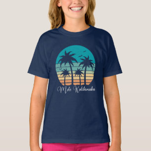 T-shirt Mele Kalikimaka Coucher de soleil tropical Enfants