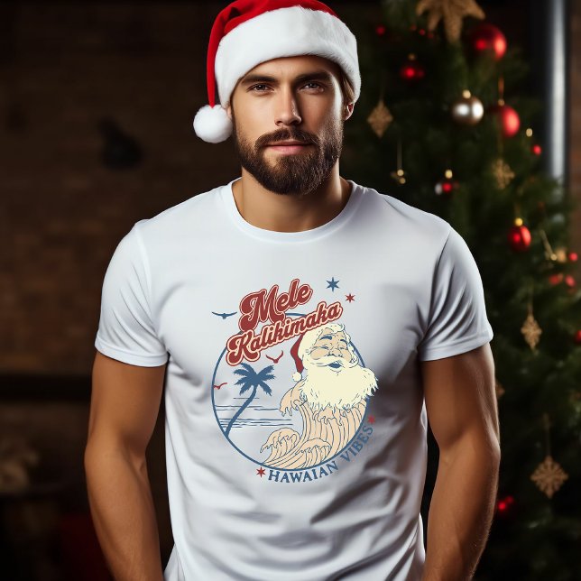 T-shirt Mele Kalikimaka Joyeux Noël Hawaii Style (Créateur téléchargé)