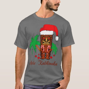 T-shirt Mele Kalikimaka Merry Christmas Hawaiian Tiki