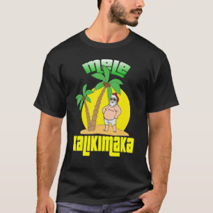 T-shirt Mele Kalikimaka Noël Père Noël Shaka Hawaiian