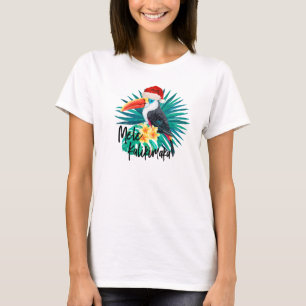 T-shirt Mele Kalikimaka Oiseaux de la jungle tropicale