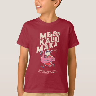 T-shirt Mele Kalikimaka Père Noël Flamant rose de Noël Get