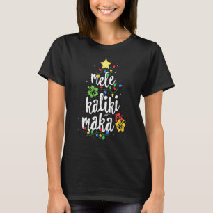 T-shirt Mele Kalikimaka Pour Femmes Hawaïennes Hawaii Chri
