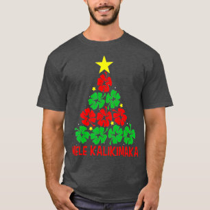 T-shirt Mele Kalikimaka Pour Femmes Hawaiienne Hawaii Chri