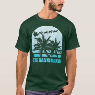T-shirt Mele Kalikimaka Retro Hawaii Famille de Noël Va