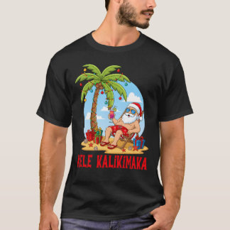 T-shirt Mele Kalikimaka Santa Christmas