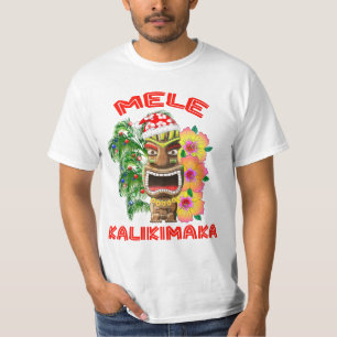 T-shirt Mele Kalikimaka Santa Claus Tiki