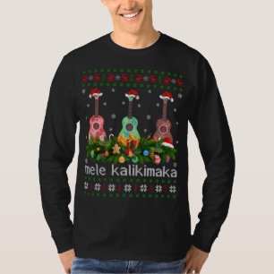 T-shirt Mele Kalikimaka Ukulele Guitare Cadeau Ukulele C