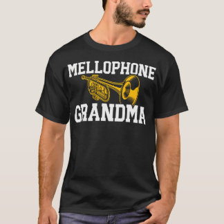 T-shirt Mellophone Grand-mère d'un joueur de mellophone Gr