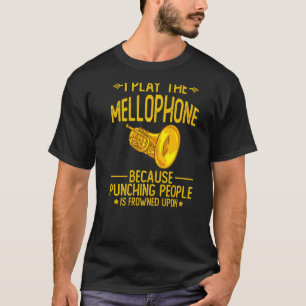 T-shirt Mellophone Instrument Music Player Débutant Leçon