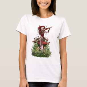 T-shirt Mélodie féerique de corail de bonbon à ~