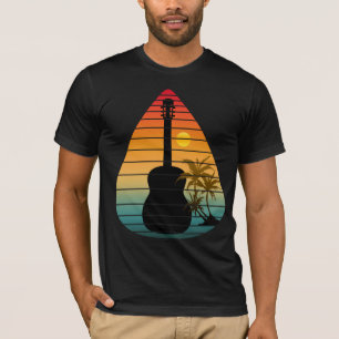 T-SHIRT MÉLODIE TENDANCE PLECTRE COUCHER DE SOLEIL