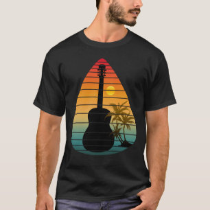 T-SHIRT MÉLODIE TENDANCE PLECTRE COUCHER DE SOLEIL