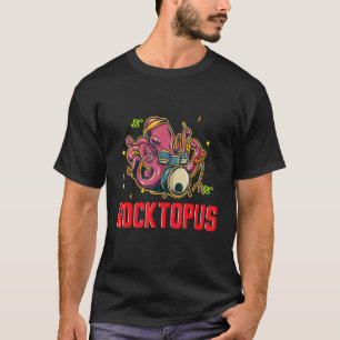 T-shirt Melodieux huit Limed Rocktopus Harmonic Kraken