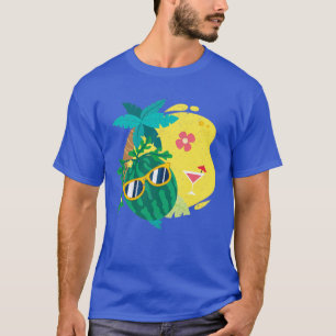 T-shirt Melon de fruits tropicaux Melon exotique Eté amusa