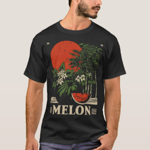 T-shirt Melon doux Fruit d'été Design Vintage