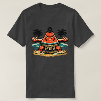 T-shirt Melon Shogun Plage Sumo — Vintage Été Warr
