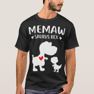T-shirt Memawsaurus Re mignonne maman et bébé Dinosaur mèr