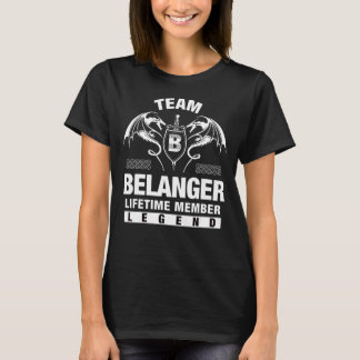 T-shirt Membre à vie de l'équipe Belanger