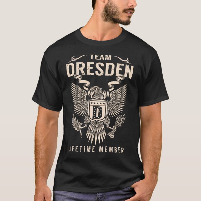 T-shirt Membre à vie de l'équipe DRESDEN (Devant)