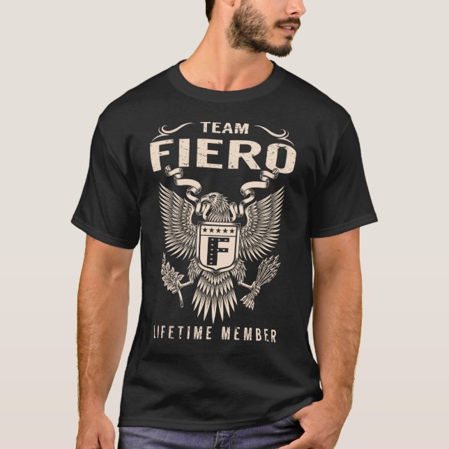 T-shirt Membre à vie de l'équipe FIERO (Devant)