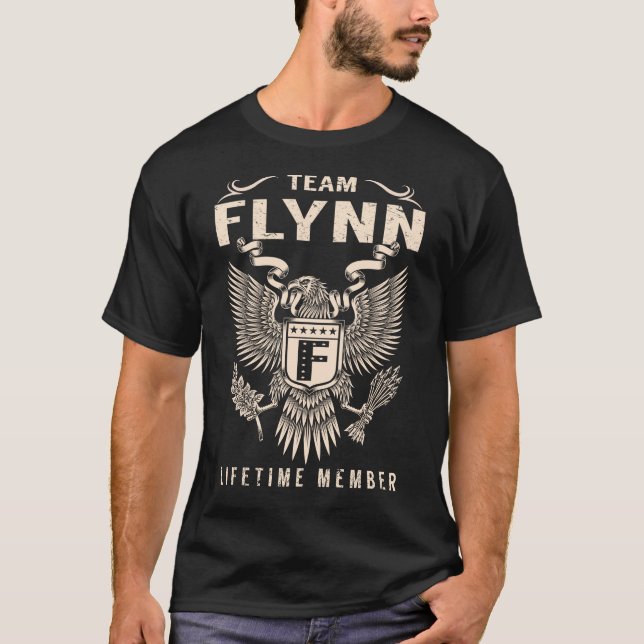 T-shirt Membre à vie de l'équipe FLYNN (Devant)