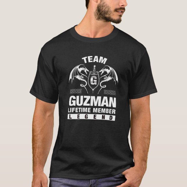T-shirt Membre à vie de l'équipe Guzman (Devant)