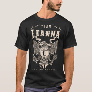 T-shirt Membre à vie de l'équipe Leanna.