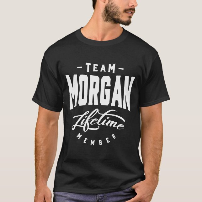 T-shirt Membre à vie de l'équipe Morgan (Devant)