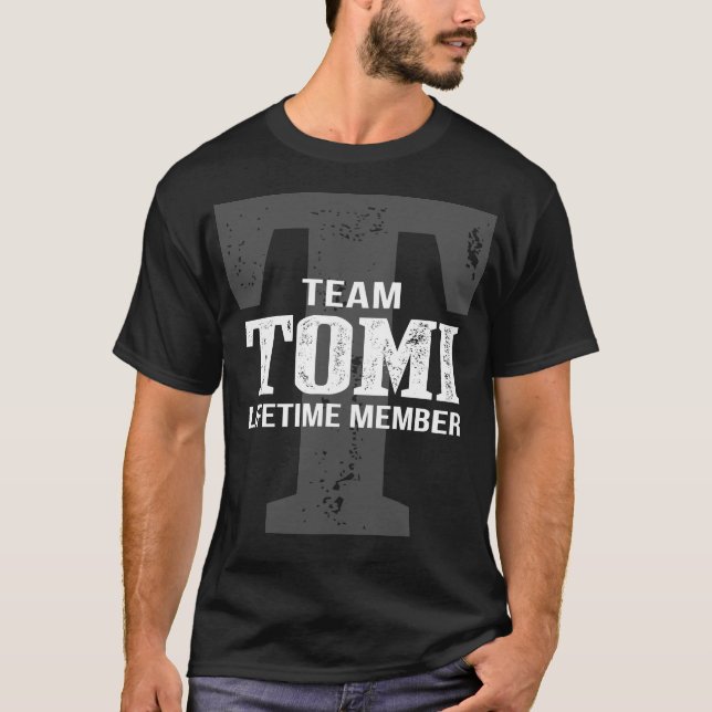 T-shirt Membre à vie de l'équipe TOMI (Devant)